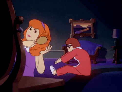 loismcgiver: gameraboy: Scooby-Doo, “Vampires, Bats &amp; Scaredy Cats” buch &amp; femme domestic l
