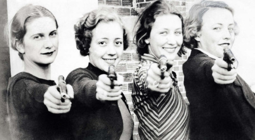  Ladies champions team of the Missouri University shooting club, 1934.