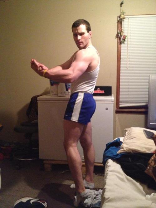 I love a man in short shorts!Re-Blog &amp; See more Hott Guys Here!