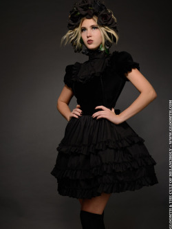 the-gloomth:  Gloomth’s “Carmilla” dress, we’ll be bringing it back soon in an all-cotton style. :)