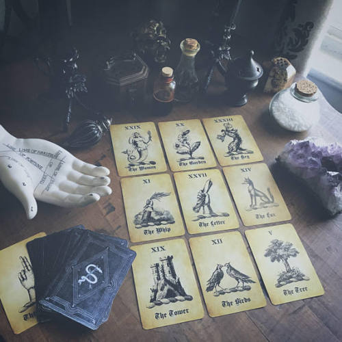 etsycult: The Heraldic Lenormand Cartomancy Deck by SpiritusArcanum