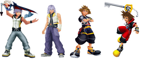 alleycatproductions:  Riku and Sora