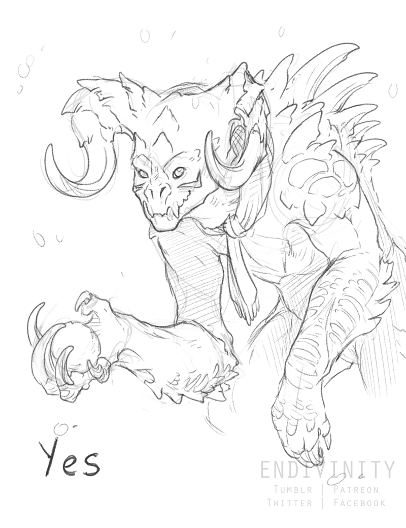 Featured image of post How To Draw A Deathclaw
