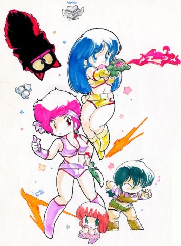 the-spooky-ghostmet:Dokite Tsukasa, aside from working on the Dirty Pair anime, also did Cream Lemon