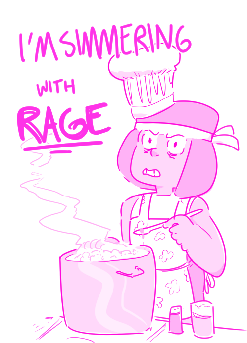 and Sapphire is crisping a sandwich with the cold shoulder.