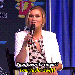 dancingroundtayskitchen:  Eliza Taylor Q&A on Taylor Swift (x) 