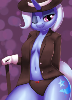 Trixie on Tuxedo.View on Inkbunny