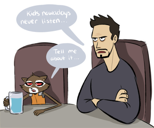 corinadraws:father figures dealing with teenagers
