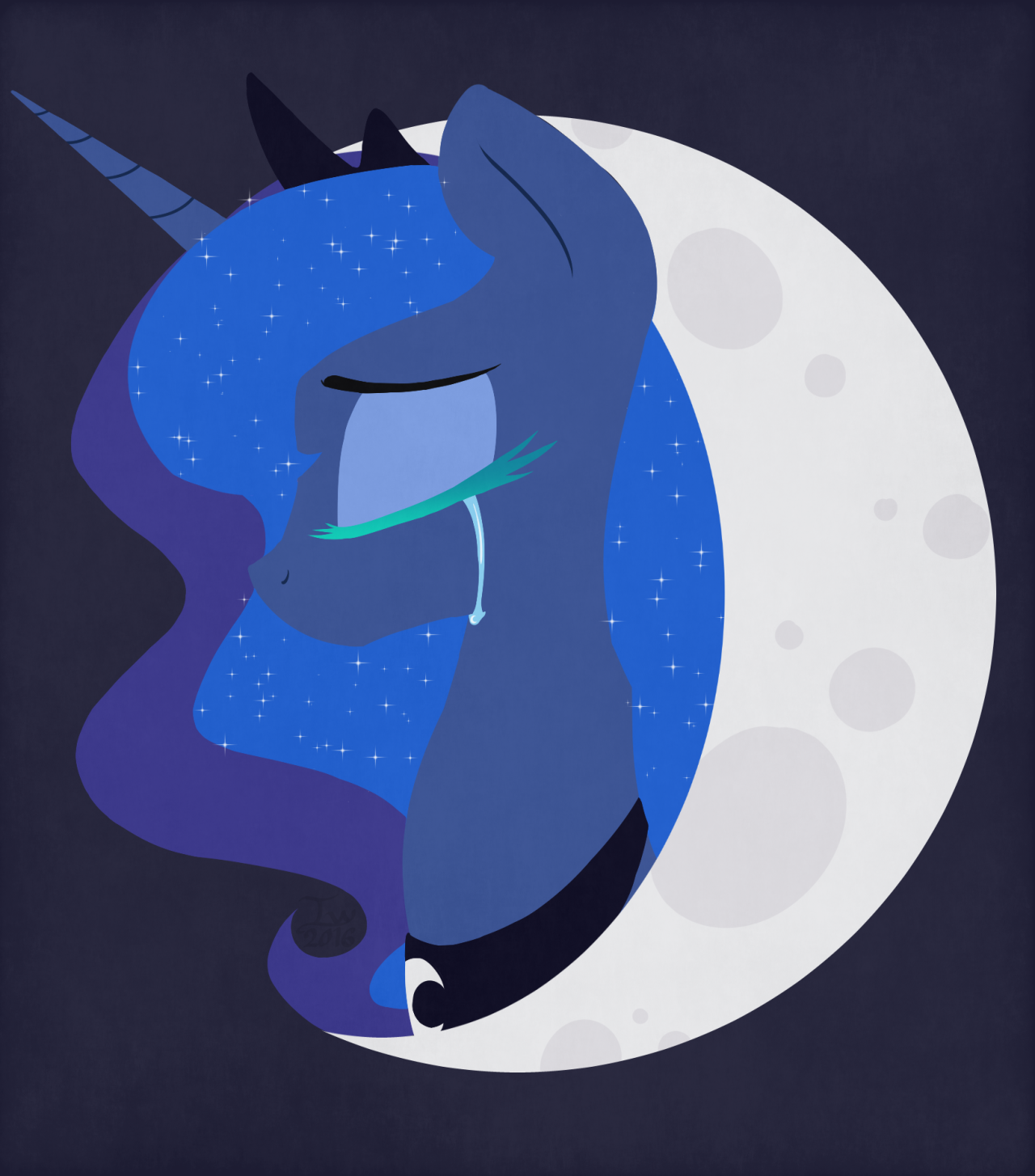 sweetfilthyfun:  They say the moon goddess’ tears are made of silver.Simplistic