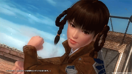 snkmerchandise:   News: DEAD OR ALIVE 5 Last Round x Shingeki no Kyojin Collaboration!