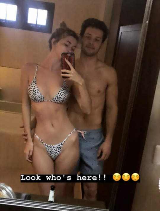 theclassymike:   Leo Howard enjoying vacation with his girlfriend.   