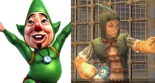 mrsjadecurtiss:  my favourite thing about twilight princess is how not only does every major recurring character look more attractive, they even sexed up fucking tingle 