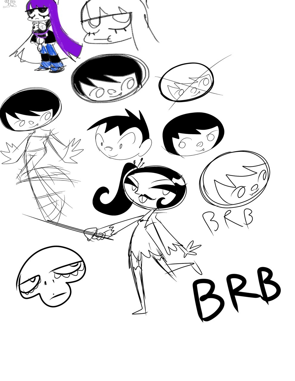 pan-pizza:  Sketch dumb. Some from my 1st official Art Stream. Joint my Picarto Stream.