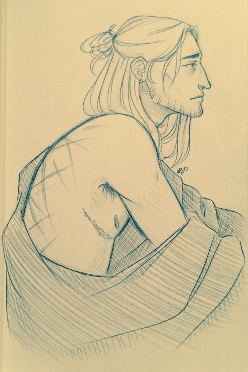 vulcanyounot - I just really like drawing anders wrapped up in...