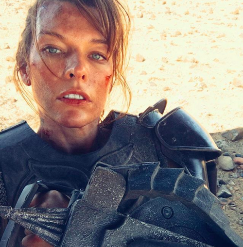 Mila Jovovich shares her Monster Hunter movie costume.Mila Jovovich, who plays Captain Natalie Artem