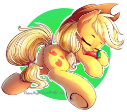 the-pony-allure:Applejack by ChaosAngelDesu  &lt;3