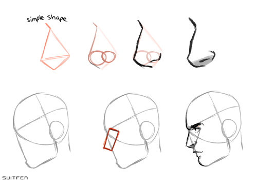 Thank You So Much!! Noses Can Be Tricky, But If You Simplify Them To Triangles And Circles, You’ll