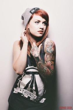 tattooedwomenarebeautiful:  Model: Sophie