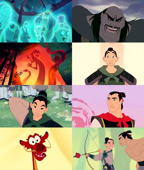 theninecrimes:Man, you are one lucky bug.Mulan - Tony Bancroft and Barry Cook, 1998 