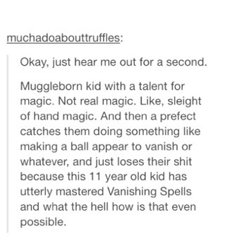 wilwheaton:  kuribohkun:   sherlockocity:  Muggleborn students at Hogwarts (part 1/?)  This is beautiful.     Forever reblog because this is fucking wonderful.