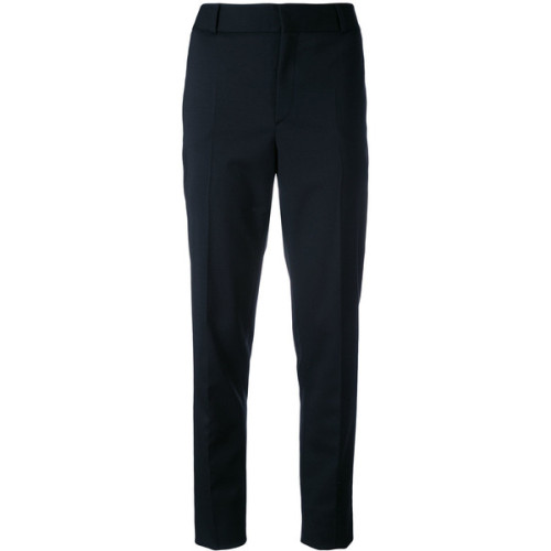 Saint Laurent classic mid-rise trousers ❤ liked on Polyvore (see more peg leg pants)