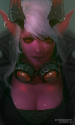 art-of-cg-girls:  Demon Vi fanart by Ivan