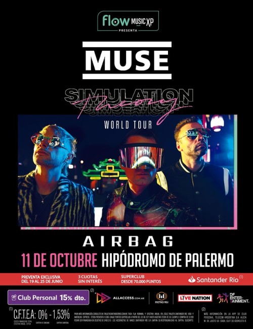 Argentina! The Simulation Theory World Tour is coming to Buenos Aires at the Hipódromo Argentino de 