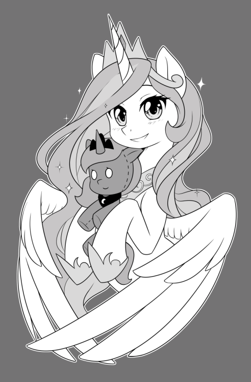 dstears:  I recently finished reading the first volume of the MLP manga. I gotta say, it was a delight. Funny and very well drawn. Princess Celestia was precious, so here’s a little tribute to her. Congrats to Shiei and David Lumsdon on the great book!