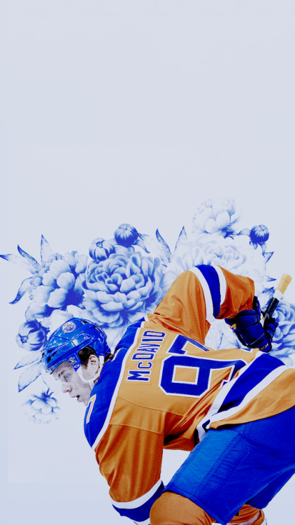 Connor McDavid + floral /requested by @oscarklefbon/