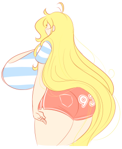 alilionheart:  theycallhimcake:  Lotta people say they don’t like giving their characters super long hair because it covers up their butt. I like to think of it as an accent.  Mmmmmm Cassie butt