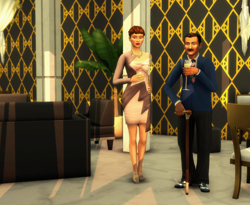 someone-elsa:Deco sims: Cocktail HourNew deco sims to attend your parties! These folks are profess