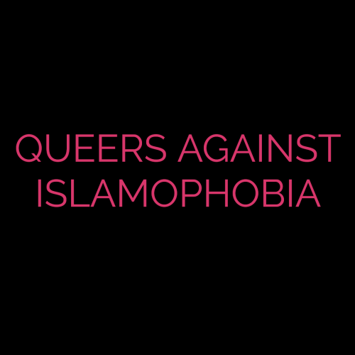 genderqueerpositivity: (Image description: eight black squares with hot pink all caps text. They rea