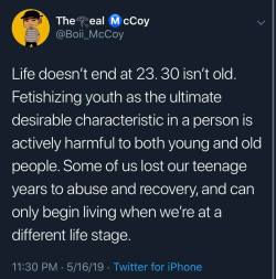 ruffboijuliaburnsides: I’m 33 and while my body often feels old due to chronic pain and disability, I know that i’m just STARTING to hit the prime of my life.  Anyone who thinks the teens or 20s are the best years of your life is delusional, and i