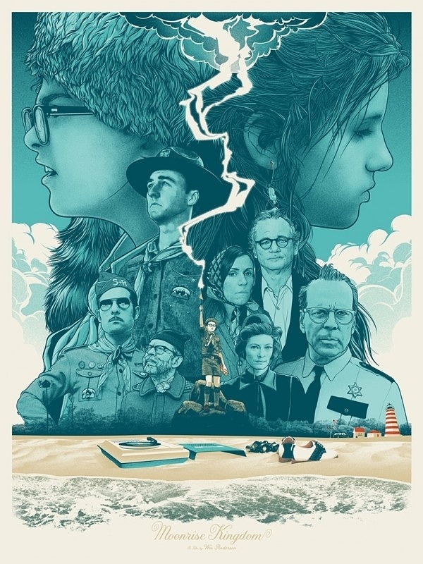 popfilm-deactivated20170326:  Moonrise Kingdom (2012) Directed by Wes Anderson. Poster