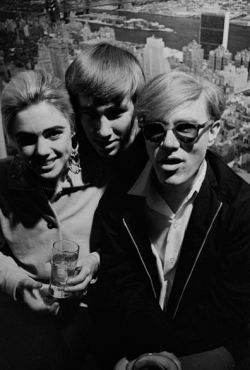 Thin-White-Dude:  Edie Sedgwick, Chuck Wein, And Andy At A Party At The Empire State
