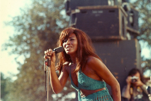 vintagewoc:Tina Turner at the Lake Amador Gold Rush Festival (1969)