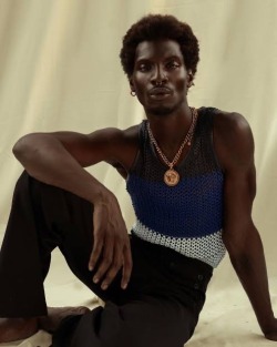 queerafricans:Ivorian-Canadian model and musician Adonis Bosso 