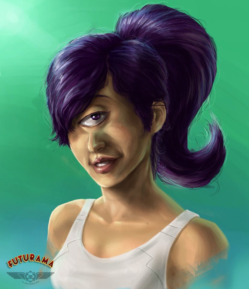 masterofkarateandfriendship:  Futurama by Cristian Melián  1,600th like. Dat Leela
