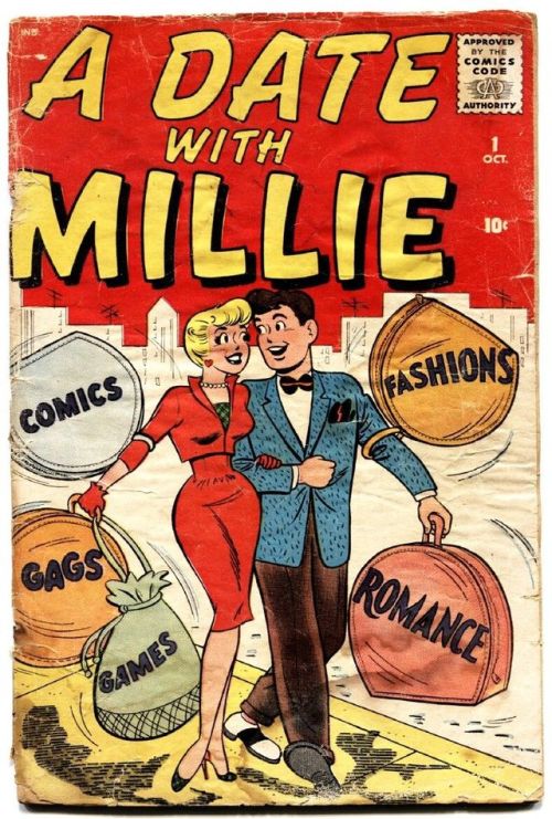 browsethestacks:Vintage Comic - A Date With Millie #01Pencils: Stan GoldbergInks: Stan GoldbergColor