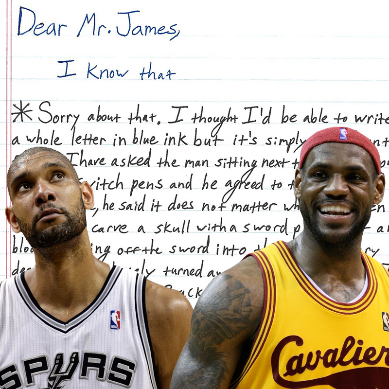 Tim Duncan’s Letter To LeBron James Asking To Let Him Be In Space Jam 2Goodbye NBA. Hello Hollywood.