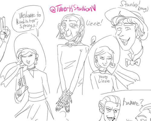 twerkstallion:new humanizations!ray reverham, tex dinoco, lizzie and stanley, and trainee gabriel(i 