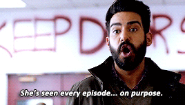 liz-lemons: get to know me meme✔ 1/20 male main characters➱ ravi chakrabarti (izombie)