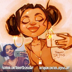 robertdejesus:  China McClain pencil sketch/digitally colored.