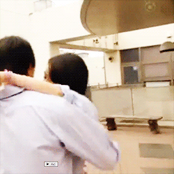 issei-sata-kentaro:OMG haha before Good Morning Call, Issei and Nanako (that “15 year old" daughter of Uehara’s cafe boss) played two h*rny snoggin partners in Hirugao!   xDDDD   They actually look good together tho.  DAYUM Kentaro is an aggressive
