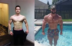 drwannabebigger:  Tyler Cooke’s 5-year, 90-pound transformation