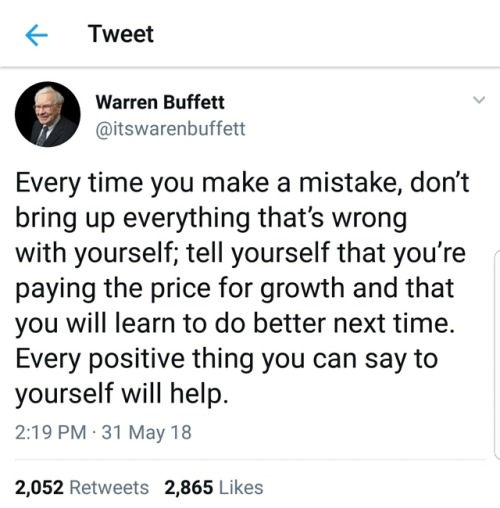 browsedankmemes:Warren buffet’s Twitter is surprisingly wholesome via /r/wholesomememes ift.