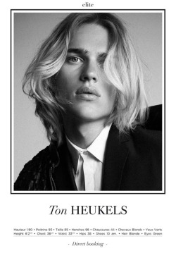 boysably:  Ton Heukels | Elite Paris F/W