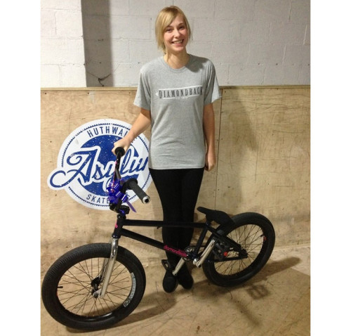 strange-measure: Kayley Ashworth on Diamondback UK www.vitalbmx.com