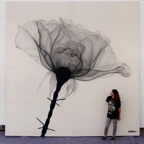 crossconnectmag: Pioneer of Aerosol X-ray Art - SHOK-1 Shok-1 (born 1970) is a British street a