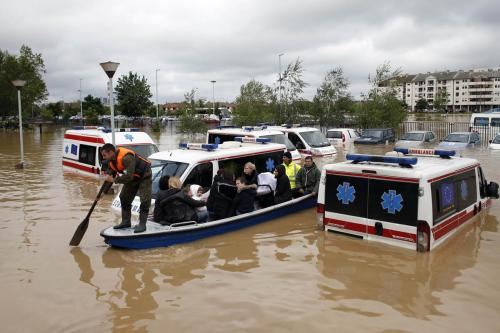 Porn Pics merosezah:  1. A Serbian rows a boat past